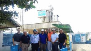 Group photo at Pilmico Feedmill in Manila, Philippines