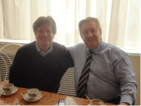 USSEC consultant Dr. Gonzalo Mateos chats with academician Vladimir Fisinin, president of the Russian Poultry Union and general director of the Russian Poultry Institute