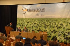 USSEC Marketing Director - Market Access Roz Leeck, USSEC consultant Paul Smolen, and USSEC Vice Chairman Derek Haigwood took part in the sustainability forum