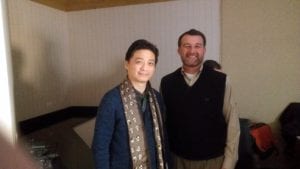 Cui with USSEC Chairman Randy Mann