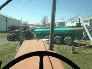 Ready to Work! This spring has brought ideal conditions for nutrient application at John Heisdorffer's Keota, Iowa, farm. Heisdorffer has applied anhydrous and nutrients this week as he waits for Mother Nature to cooperate so he can start planting.