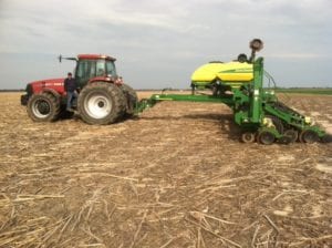 Dwain Ford, on his farm in Kinmundy, Ill., is getting ready to plant no-till soybeans.