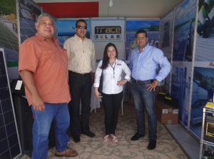 USSEC consultants pose with a representative from the USDA/FAS and a soybean meal importer