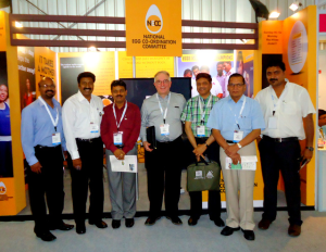 The USSEC team participated in VIV India 2014 in Bangalore, India