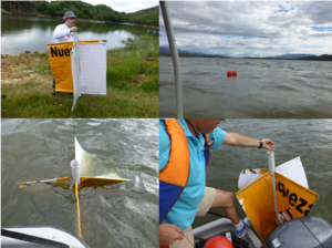 Assessing water currents at Betania Reservoir