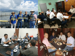 USSEC consultants Gerardo Luna and Jairo Amezquita provided trade servicing to aqua feed mills and fish producers in Costa Rica and Honduras