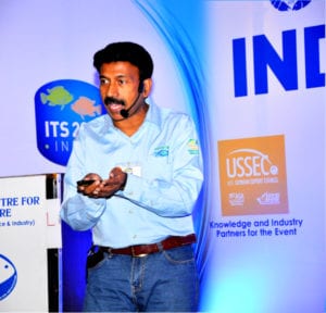 Dr. Anand discusses the benefits of farming tilapia with the Indian aquaculture industry at India’s Tilapia Summit 2014