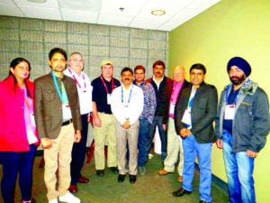 Members of the Indian delegation pose with U.S. Soy grower leaders