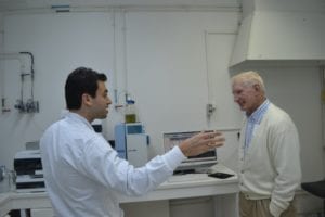 Dr Coon at National Reference Nutrition Laboratory