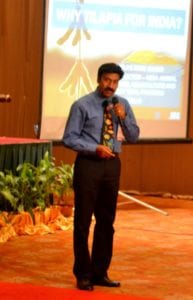 Dr. Anand speaks to conference attendees