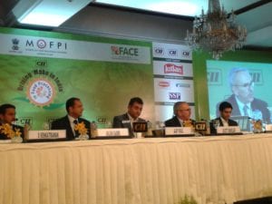 Scott Sindelar, FAS Minister-Counselor for Agricultural Affairs in India speaks at the “Make in India” event