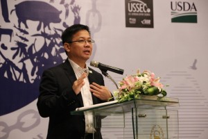 USSEC Regional Director - SEA Tim Loh speaks to conference attendees
