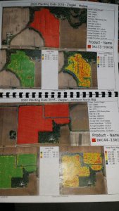 Learning about modern farming tools like special maps based on GPS in this picture was truly appreciated by the visitors