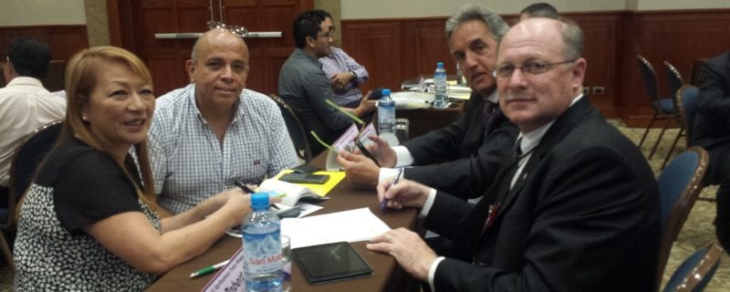 USSEC holds a team meeting with the head of the Peruvian poultry association