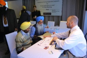 SK Foods one-on-one meeting with Indian soy food companies