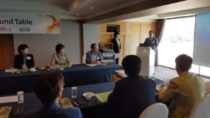 USSEC Country Director - Korea Hyung Suk Lee welcomes crushing industry participants at the beginning of USSEC’s soybean oil marketing roundtable in Busan April 29 and 30