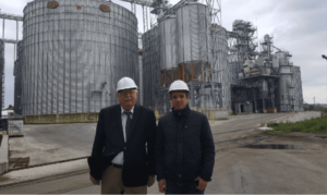 Mr. Lynum visits the OLIVA crushing plant in Northern Bulgaria