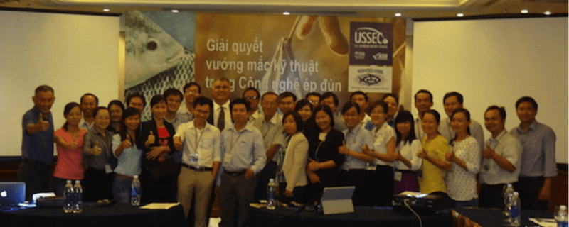 Feedmill participants at “Extrusion Technology Trouble Shooting” seminar at Sheraton Saigon Hotel, Vietnam on March 25