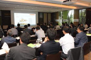 USSEC’s speaker presents about sustainability