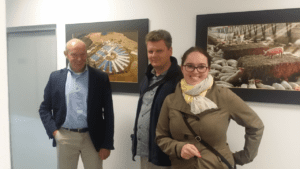 At Agriplus, Dr. Doppenberg (left) worked mostly with the company’s two technologists/nutritionists, Sylwia Kuśnierek and Maciej Bestyński. (Agriplus’s production facilities from the outside and inside are shown on the pictures in the background).