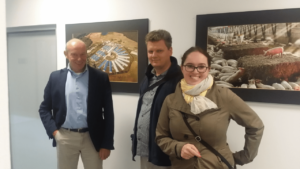 At Agriplus, Dr. Doppenberg (left) worked mostly with the company’s two technologists/nutritionists, Sylwia Kuśnierek and Maciej Bestyński. (Agriplus’s production facilities from the outside and inside are shown on the pictures in the background).