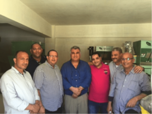 Dr. Riaz with technical staff of Pyramid Poultry