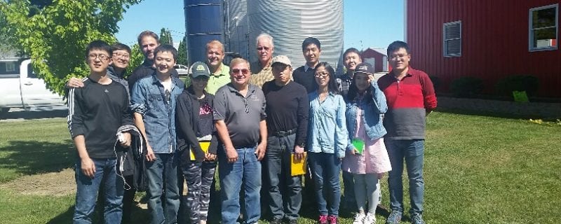Mission participants enjoyed their time at John Motter's farm