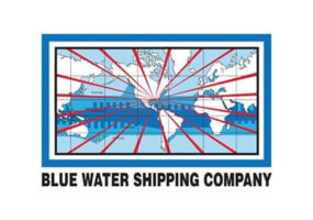 Blue Water Shipping Company Logo