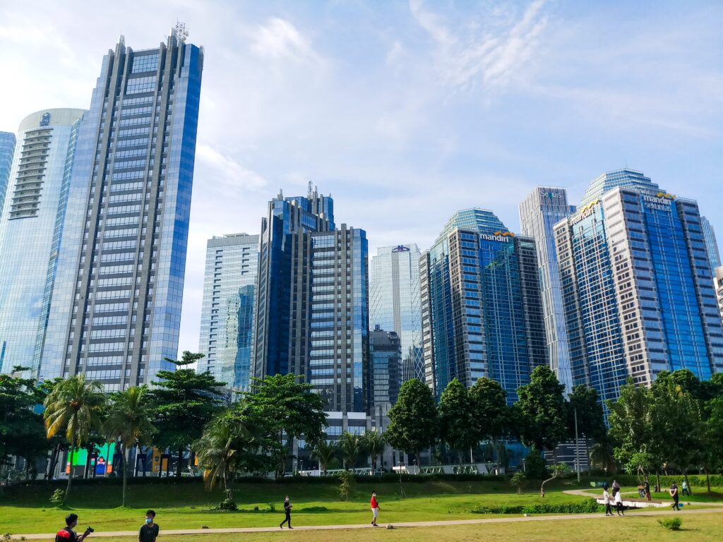 Buildings in Jakarta, Indonesia