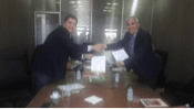Meeting at a feed mill 