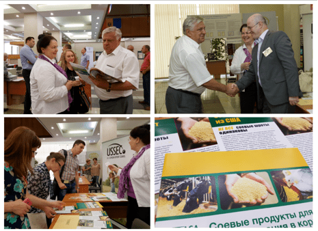 The USSEC booth at the Mixed Feeds 2016 conference facilitated interactions with Russian feed industry officials, purchasing managers, and nutritionists and allowed dissemination of technical publications emphasizing the quality of U.S. Soy
