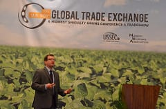 Dr. Seth Meyer, WAOB Chair, Office of the Chief Economist, USDA, provided a global soy & grain supply and demand outlook